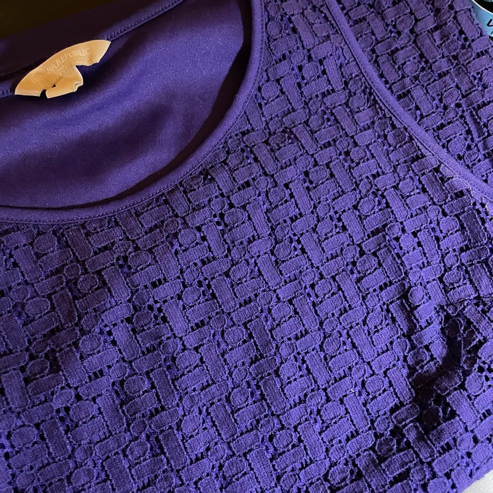 Banana Republic Women’s Small Purple Tank - Picture 3 of 7